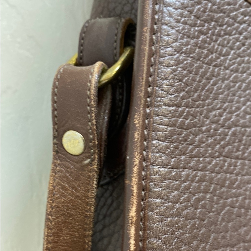 Classic Dooney & Bourke Brown Leather Bag - Picture 5 of 13